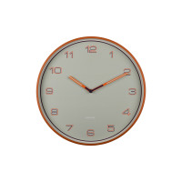 Nástenné hodiny Lined Numbers Karlsson KA6013OR, 40cm